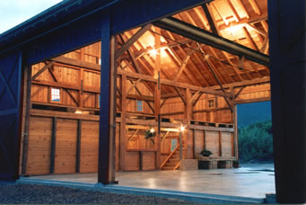 Timber Frame Barns with Apartment